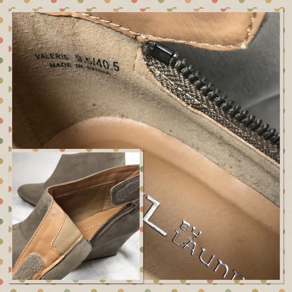 CL by Laundry Valerie booties in taupe suede - Picture 4 of 8